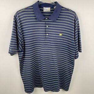 Striped Polo Shirt - Blue and Yellow
